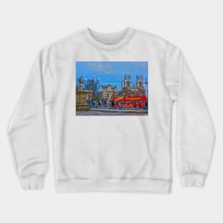 Bootham Bar, York, England in HDR Crewneck Sweatshirt